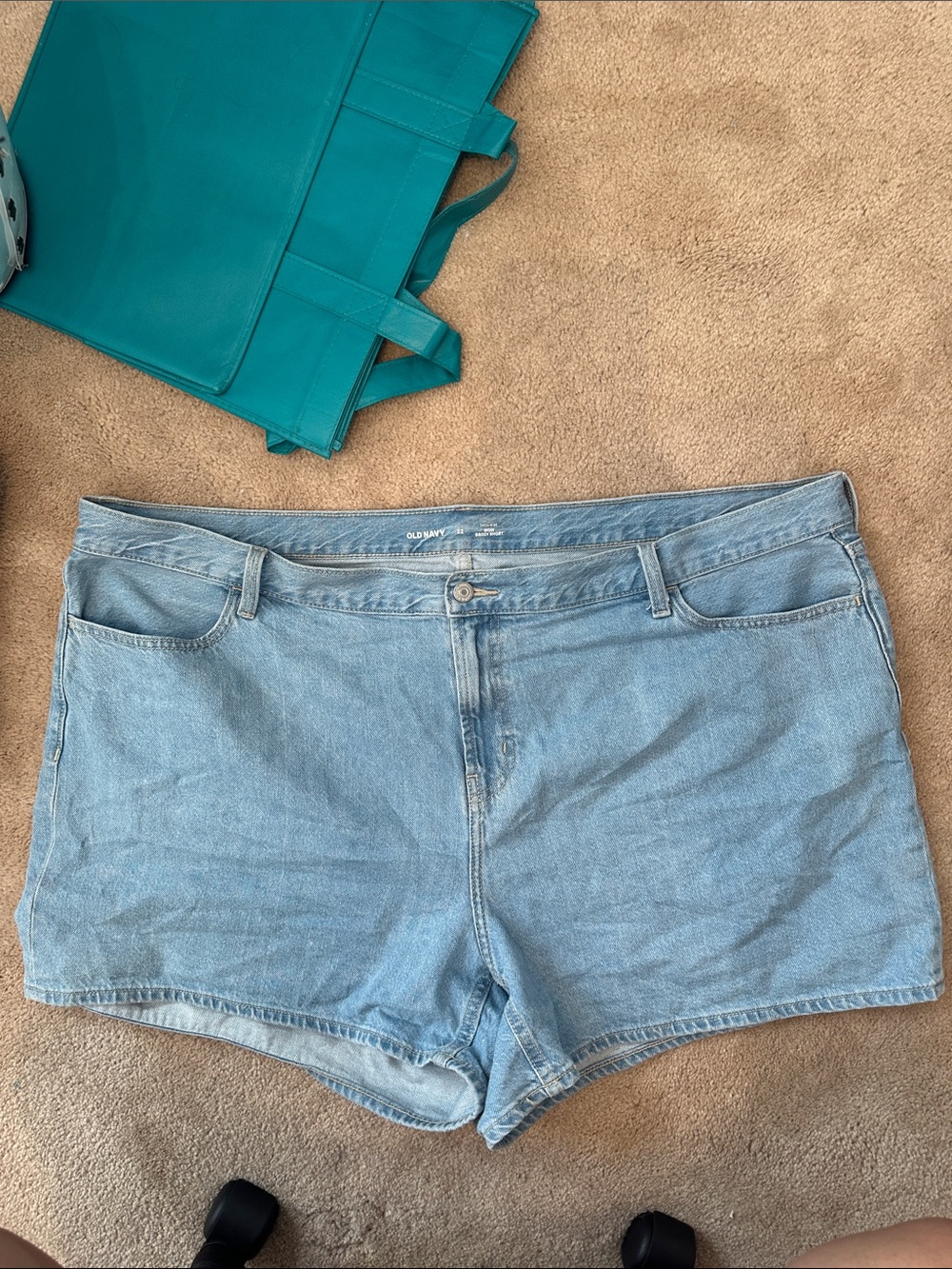 Old Navy High-Rise Light Blue Denim Women’s Shorts